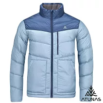 【ATUNAS 歐都納】男款HEAT CORE蓄熱保暖羽絨外套/大尺碼A1GA2527M- M 深藍/藍