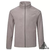 【ATUNAS 歐都納】男款經典刷毛抗風保暖外套/大尺碼A2GA2522M- L 淺棕