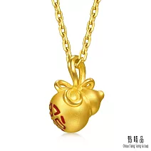【點睛品】網路獨家款 福蝶結 黃金吊墜_計價黃金