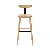Maruni T&O T3 Bar Stool High 高腳椅 （楓木、黑色鋼腳）