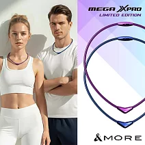 &MORE愛迪莫 X-Pro 超能量鈦鍺項鍊 (炫彩)  S  炫彩藍