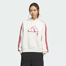 ADIDAS CW HOODY 女 連帽上衣-JZ1638 M 白色