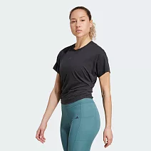 ADIDAS Power Tee 女 短袖上衣-JX1190 S 黑色