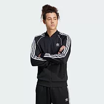 ADIDAS SST TT 男 休閒外套-IM4545 XL 黑色