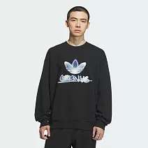 ADIDAS SWEAT CREW 男 圓領套頭衫-KC0116 L 黑色