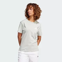 ADIDAS W L VERB TEE 女 短袖上衣-JN9073 XL 灰色
