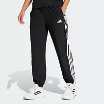 ADIDAS WE 3S WOVEN PT 女 休閒長褲-JI8313 L 黑色