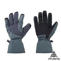 【ATUNAS 歐都納】中性款防水保暖手套A1AG2505N- M 深灰