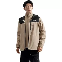 The North Face M KEERU SOFTSHELL TRI JACKET - AP 男兩件式外套-NF0A8DMKL9O L 棕黑色