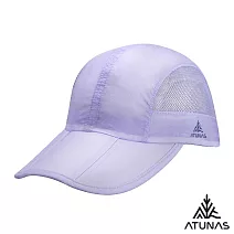 【ATUNAS 歐都納】超輕量透氣防曬摺疊便帽/棒球帽/鴨舌帽/運動帽A1AHHH01N- 淺紫