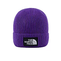 The North Face LOGO BOX CUFFED BEANIE 男女 保暖毛帽-NF0A8CHENL4 紫色