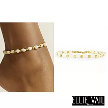 ELLIE VAIL 邁阿密防水珠寶 細緻天然貝殼腳鍊 金色腳鍊 Regis Shell