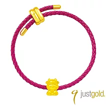 【Just Gold 鎮金店】十二生肖 佑玲瓏-任選 黃金串珠  牛