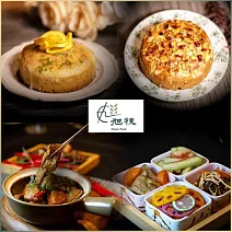 【旭穗蔬食】平日下午茶吃到飽二人券