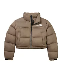 The North Face W NUPTSE SHORT JACKET 女 羽絨外套 NF0A5GGEBOW XS 棕色