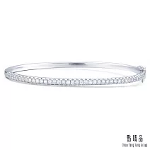 【點睛品】75分 鑽之頌 18K金鑽石手鐲