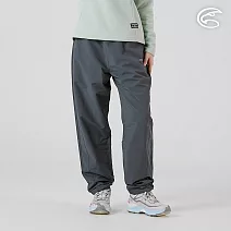 ADISI 女雙層撥水保暖褲 AP2521088/S-2XL/防潑水 抗風 輕量 保暖長褲 S 深灰色