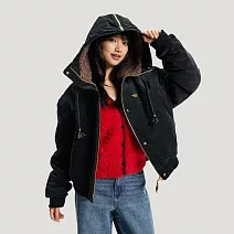 ADIDAS LNY JKT PAD W 女 連帽燈芯絨外套 KT0722 L 黑色