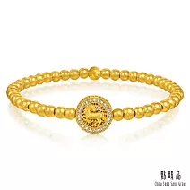 【點睛品】駿馬奔騰 紅寶石 鑽石黃金手鍊 04