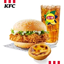 肯德基 ?啦雞腿堡蛋撻套餐