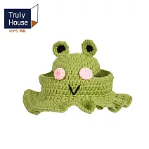 【Truly House】超可愛寵物針織變裝帽 寵物帽 貓帽 狗帽 毛孩帽(七款任選) 綠色呱呱