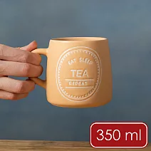 《Mikasa》石陶馬克杯 - 杏仁奶橘350ml