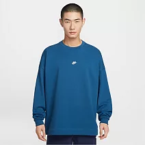 NIKE AS M NK CLUB FT OS CREW 男 圓領套頭衫 IF0748476 L 藍色