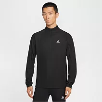 NIKE AS M ACG DF TRAIL MIDLAYER HZ 男 長袖上衣 IO9670010 L 黑色