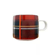 smith&hsu 聖誕馬克杯(金線紅格紋)