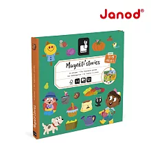 【法國Janod】磁鐵故事書-快樂菜園