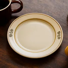 【日本Aito製作所】美濃燒｜窯燒釉葉 陶瓷餐盤20cm 