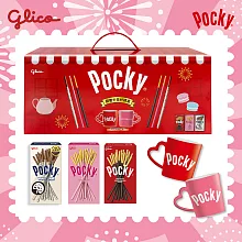 【Glico 格力高 】Pocky百奇 甜蜜午茶杯禮盒