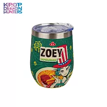 官方授權｜Kpop 獵魔女團 Demon Hunters泡麵杯造型不鏽鋼隨行杯350mL(代理商公司貨) Zoey Hamburger