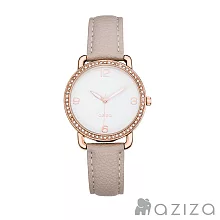 aziza  CLORIS 小象簡約氣質女錶-灰