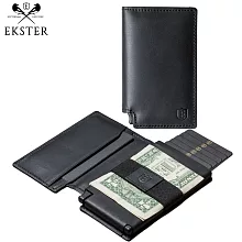 Ekster 荷蘭x紐約設計品牌 經典真皮RFID防盜皮夾黑