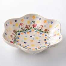 波蘭陶 春雨新露系列 花型盤(小) 20cm