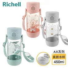 【Richell 利其爾】AX系列 幻夢 450ml 直飲水杯 - 三款任選 星空