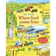 知識翻翻書See Inside Where food comes from（6歲以上）