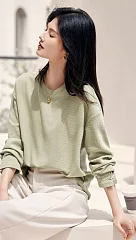 【MsMore】簡約休閒華夫格上衣