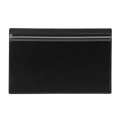 [MUJI無印良品]單面透明小物袋/深灰. 120x190mm