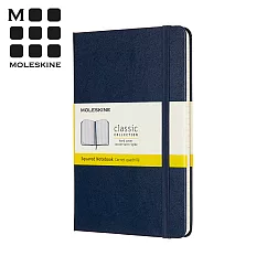 MOLESKINE 經典硬殼筆記本 (M型) ─方格藍