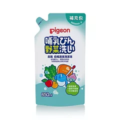 【Pigeon貝親】奶瓶蔬果清潔液- 650ml(補充包)