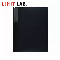 LIHIT LAB N─7760 A4 10入資料本(ALCLEA) 黑色