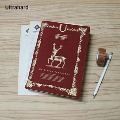 Ultrahard Bookplate 藏書票書衣系列 ─ 馴鹿(橘紅)