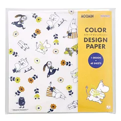 sun─star 日本製 Moomin 包裝色紙 嚕嚕米 角色集合