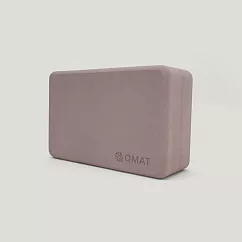 【QMAT】50D瑜珈磚1入組 ─ Yoga blocks 藕色