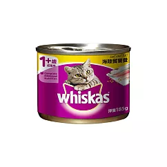 【Whiskas偉嘉】貓罐頭(效期2026/7/8) 海陸饗宴餐 185g*24入