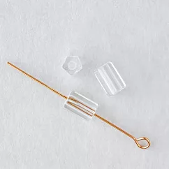 【日本MIYUKI FACTORY】希臘神話風 捷克玻璃珠(袋裝) 4x6mm ‧ 透明