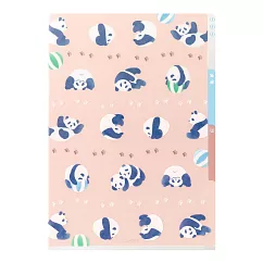 MIDORI 3層資料夾A4- 熊貓