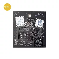 【BGM】散裝金箔和紙貼紙包45入 ‧ 郵票─魔幻